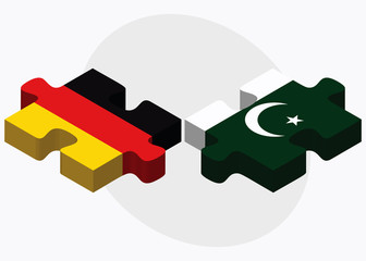 Germany and Pakistan Flags