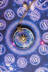astrology symbols and magic astral charm