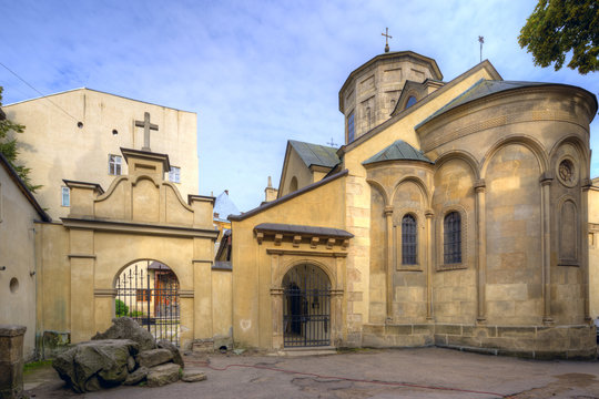 Armenian cathedral in Lviv. Ukraine.
