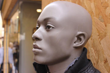 Black Male Mannequin Head