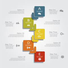 Infographic design template. Vector illustration.