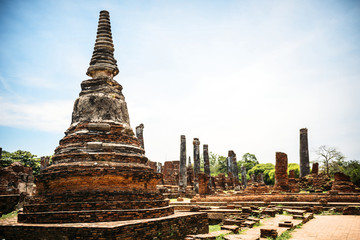 Obraz premium Historical Park, Phra Nakhon Si Ayutthaya, Thailand