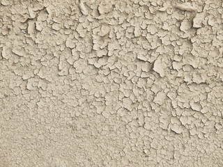 Cracks on the ground