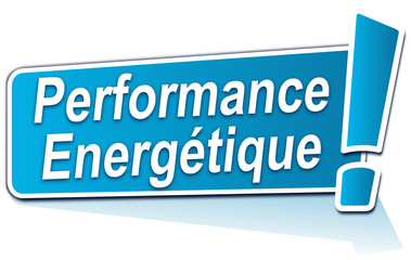 performance énergétique sur étiquette bleue