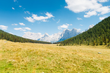 Beautiful alpine panorama