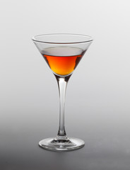 a glass of cognac