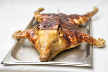 Roast suckling pig