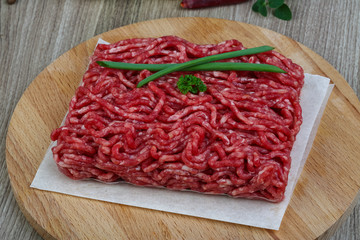 Minced beef meat