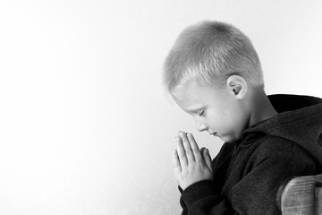 Praying child