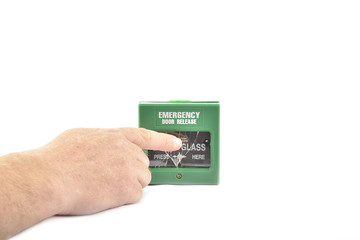 Fire alarm security pressed panel