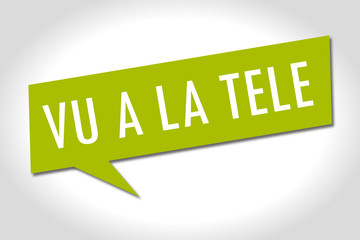 Bulle : Vu a la télé