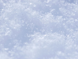 Snow surface winter