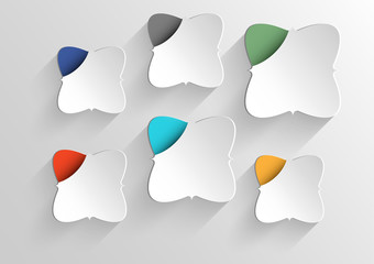 Infographic banners Templates for Business.Vector design element