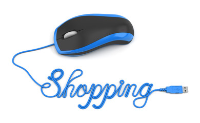 Shopping online concept