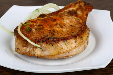 Grilled pork