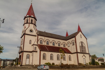 Iglesia del Sagrado Corazon church in Puerto Varas, Chile