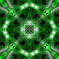 Abstract magic glow - decorative pattern and shape