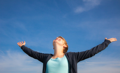 Attractive teenage girl