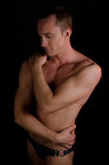Naklejka premium sexy man 