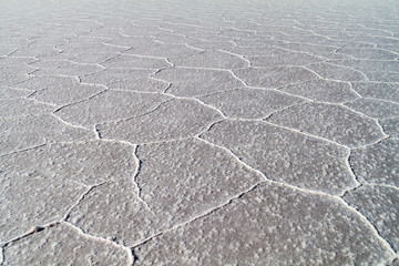 Fototapeta na wymiar World's biggest salt plain Salar de Uyuni, Bolivia