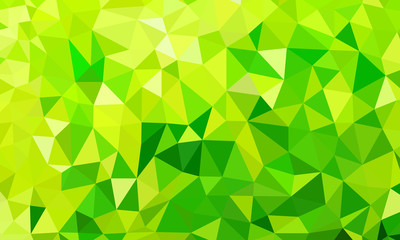 low poly background green 3