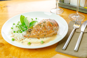 Marinated grilled healthy chicken