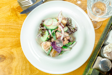 Salad with chicken