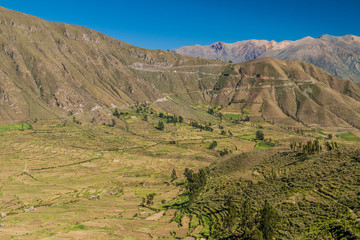 Mountains near Cabanaconde village, Peru
