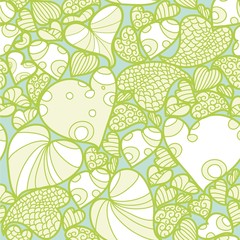 Seamless pattern with hearts.