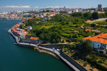Fototapeta na wymiar Porto city aerial view