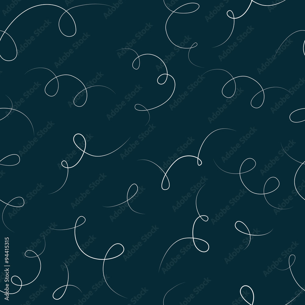 Poster vector seamless pattern with tangled line