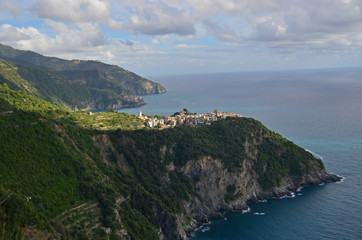 Obraz premium Corniglia in the Cinque Terre, Italy