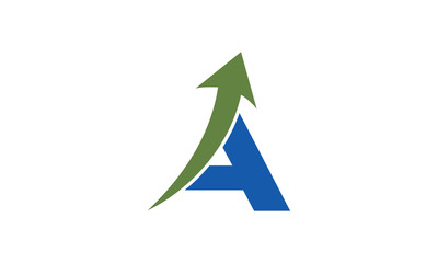 Letter A hat vector logo