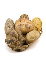 Basket with Bakery Products