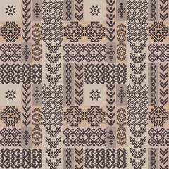 Abstract ornamental ethnic seamless pattern - 94419178