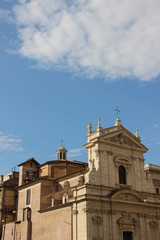 Fototapeta premium Rome,Italy,church,Santa Maria della Vittoria,evening,summer.