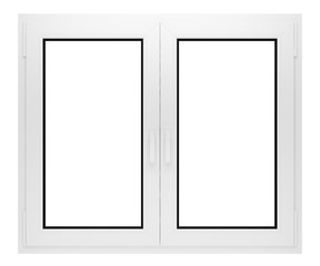 window isolated on white background