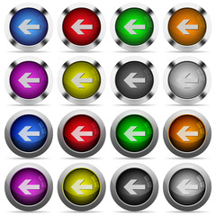 Left arrow button set