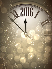 Fototapeta na wymiar 2016 New Year background.