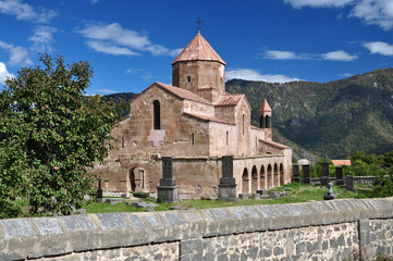 Fototapeta na wymiar Sacred Odzun monastery in Armenia. 5th-7th century