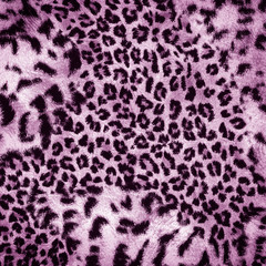 texture of print fabric striped leopard