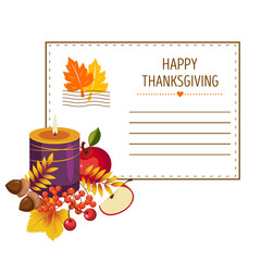 Invitation for thanksgiving, vector illustration of colorful banner