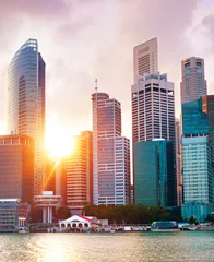 Selbstklebende Fototapeten Innenstadt von Singapur © joyt