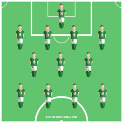 Computer game Northern Ireland Football club player