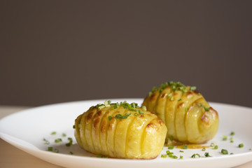 Potatoes, baked in the oven
