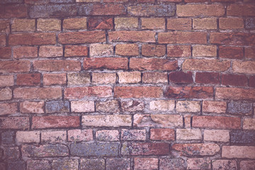 Old brickwork, rustic tone