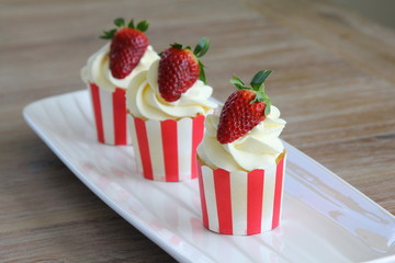 Strawberry Shortcake Cupcakes