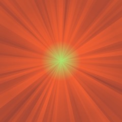Abstract background of color star burst rays