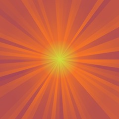 Obraz premium Abstract background of color star burst rays