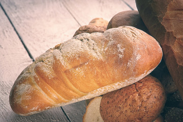 White bread and bakery products